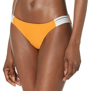 image:imageBody Glove Womens Flirty Surf Rider Bikini Bottom SwimsuitSunny Orange Texture