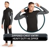 image:imageBody Glove Mens Phoenix 32mm ChestZip Long Sleeve Full WetsuitBlackCharcoal
