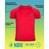 image:imageBody Glove Toddler and Baby Boys Swim Shirt 2 Pack UPF 50 Rash Guard 2T5T  Sizes Run Small Consider Sizing Up QuickDry Fabric and UPF 50 Sun Protection Keep Little Swimmers Comfortable OutdoorsBlackRed