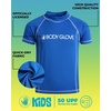 image:imageBody Glove Toddler and Baby Boys Swim Shirt 2 Pack UPF 50 Rash Guard 2T5T  Sizes Run Small Consider Sizing Up QuickDry Fabric and UPF 50 Sun Protection Keep Little Swimmers Comfortable OutdoorsRoyalYellow