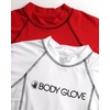 image:imageBody Glove Toddler and Baby Boys Swim Shirt 2 Pack UPF 50 Rash Guard 2T5T  Sizes Run Small Consider Sizing Up QuickDry Fabric and UPF 50 Sun Protection Keep Little Swimmers Comfortable OutdoorsRedWhite