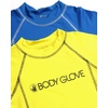 image:imageBody Glove Toddler and Baby Boys Swim Shirt 2 Pack UPF 50 Rash Guard 2T5T  Sizes Run Small Consider Sizing Up QuickDry Fabric and UPF 50 Sun Protection Keep Little Swimmers Comfortable OutdoorsRoyalYellow