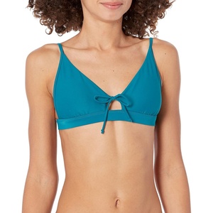 image:imageBody Glove Womens Smoothies Adalee Solid Fixed Triangle Adjustable Bikini Top SwimsuitKingfisher