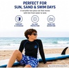 image:imageBody Glove Boys 2 Piece Swim Set Rash Guard amp Swim Trunks Sizes 412BlackBlue Sharks