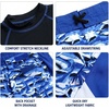 image:imageBody Glove Boys 2 Piece Swim Set Rash Guard amp Swim Trunks Sizes 412BlackBlue Sharks