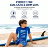 image:imageBody Glove Boys 2 Piece Swim Set Rash Guard amp Swim Trunks Sizes 412Blue Waves