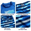 image:imageBody Glove Boys 2 Piece Swim Set Rash Guard amp Swim Trunks Sizes 412Blue Waves