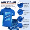 image:imageBody Glove Boys 2 Piece Swim Set Rash Guard amp Swim Trunks Sizes 412Blue Waves