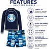 image:imageBody Glove Boys 2 Piece Swim Set Rash Guard amp Swim Trunks Sizes 412Dark Navy Beach