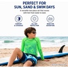 image:imageBody Glove Boys 2 Piece Swim Set Rash Guard amp Swim Trunks Sizes 412Green Blue Surf