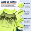 image:imageBody Glove Boys 2 Piece Swim Set Rash Guard amp Swim Trunks Sizes 412Green NeonPalm Trees