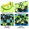 image:imageBody Glove Boys 2 Piece Swim Set Rash Guard amp Swim Trunks Sizes 412Green NeonPalm Trees