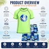 image:imageBody Glove Boys 2 Piece Swim Set Rash Guard amp Swim Trunks Sizes 412Lime Beach