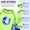 image:imageBody Glove Boys 2 Piece Swim Set Rash Guard amp Swim Trunks Sizes 412Lime Beach