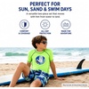 image:imageBody Glove Boys 2 Piece Swim Set Rash Guard amp Swim Trunks Sizes 412Lime Beach