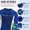 image:imageBody Glove Boys 2 Piece Swim Set Rash Guard amp Swim Trunks Sizes 412Navy Green Surfer