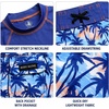 image:imageBody Glove Boys 2 Piece Swim Set Rash Guard amp Swim Trunks Sizes 412Navy Palm Trees