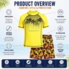 image:imageBody Glove Boys 2 Piece Swim Set Rash Guard amp Swim Trunks Sizes 412Orange NeonPalm Trees