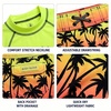 image:imageBody Glove Boys 2 Piece Swim Set Rash Guard amp Swim Trunks Sizes 412Orange NeonPalm Trees