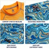 image:imageBody Glove Boys 2 Piece Swim Set Rash Guard amp Swim Trunks Sizes 412Orange Swirl Surf