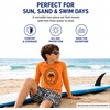 image:imageBody Glove Boys 2 Piece Swim Set Rash Guard amp Swim Trunks Sizes 412Orange Tropical