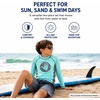 image:imageBody Glove Boys 2 Piece Swim Set Rash Guard amp Swim Trunks Sizes 412Turquoise Black Dots
