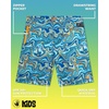 image:imageBody Glove Boys Bathing Suit UPF 50 Swim Board Shorts Quick Dry TrunksBlue Orange Marble