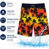image:imageBody Glove Boys Bathing Suit UPF 50 Swim Board Shorts Quick Dry TrunksRed Yellow Palm Trees