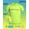 image:imageBody Glove Boys Rashguard Set UPF 50 Swim Shirt amp Bord Shorts Bathing SuitLime Short Sleeve