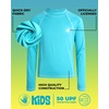 image:imageBody Glove Boys Rashguard Shirt UPF 50 Long Sleeve Rash Swim ShirtAqua