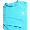image:imageBody Glove Boys Rashguard Shirt UPF 50 Long Sleeve Rash Swim ShirtAqua Long Sleeve