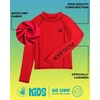 image:imageBody Glove Boys Rashguard Shirt UPF 50 Long Sleeve Rash Swim ShirtRed Long Sleeve