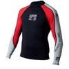 image:imageBody Glove 540 Juniors Short Arm Lycra Shirts Rash GuardSilverRedBlack