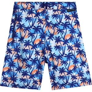 image:imageBody Glove Boys Bathing Suit UPF 50 Swim Board Shorts Quick Dry TrunksNavy Orange Palm Trees