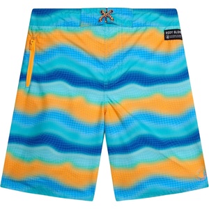 image:imageBody Glove Boys Bathing Suit UPF 50 Swim Board Shorts Quick Dry TrunksTurquoiseOrange Squares