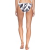 image:imageBody Glove Womens Basic Fuller Coverage Bikini Bottom SwimsuitBlack White Ribbed Floral