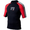 image:imageBody Glove Aura Long Arm Lycra Rash GuardSilverRedBlack