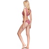 image:imageBody Glove Womens Audrey Low Rise Bikini Bottom SwimsuitIbiza Ribbed Rosewood
