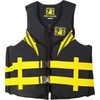 image:imageRS2 Mens Neoprene USCGA Vest  S  Yellow amp Black Water Life Jacket Vest for Extreme Sports Boat Kayak Paddling Use and Safety Sports Vests for Boys and Girls