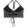 image:imageBody Glove Womens Ruth Plus Size Fixed Triangle Bikini Top Swimsuit with Adjustable Tie Back Detail Available in Sizes 1x2X3XStardust Sparkle