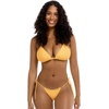 image:imageBody Glove Womens Smoothies Kalea Solid Minimal Coverage Tie Side Bikini Bottom SwimsuitCanary
