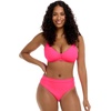 image:imageBody Glove Womens Smoothies Marlee Solid High Waist Solid Bikini Bottom SwimsuitBubblegum