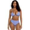 image:imageBody Glove Womens Smoothies Marlee Solid High Waist Solid Bikini Bottom SwimsuitPeriwinkle