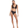 image:imageBody Glove Womens Smoothies Marlee Solid High Waist Solid Bikini Bottom SwimsuitSmoothie Black