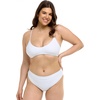 image:imageBody Glove Womens Smoothies Marlee Solid High Waist Solid Bikini Bottom SwimsuitSmoothie Snow