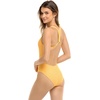 image:imageBody Glove Womens Smoothies Mylene Solid Onepiece Swimsuit with Racer BackCanary