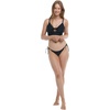 image:imageBody Glove Womens Smoothies Olivia Solid Bikini Top Swimsuit with Adjustable Tie BackBlack