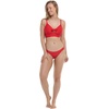 image:imageBody Glove Womens Smoothies Olivia Solid Bikini Top Swimsuit with Adjustable Tie BackTrue