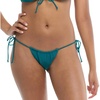 image:imageBody Glove Womens Smoothies Kalea Solid Minimal Coverage Tie Side Bikini Bottom SwimsuitKingfisher