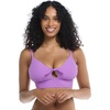 image:imageBody Glove Womens Smoothies Olivia Solid Bikini Top Swimsuit with Adjustable Tie BackAkebi
